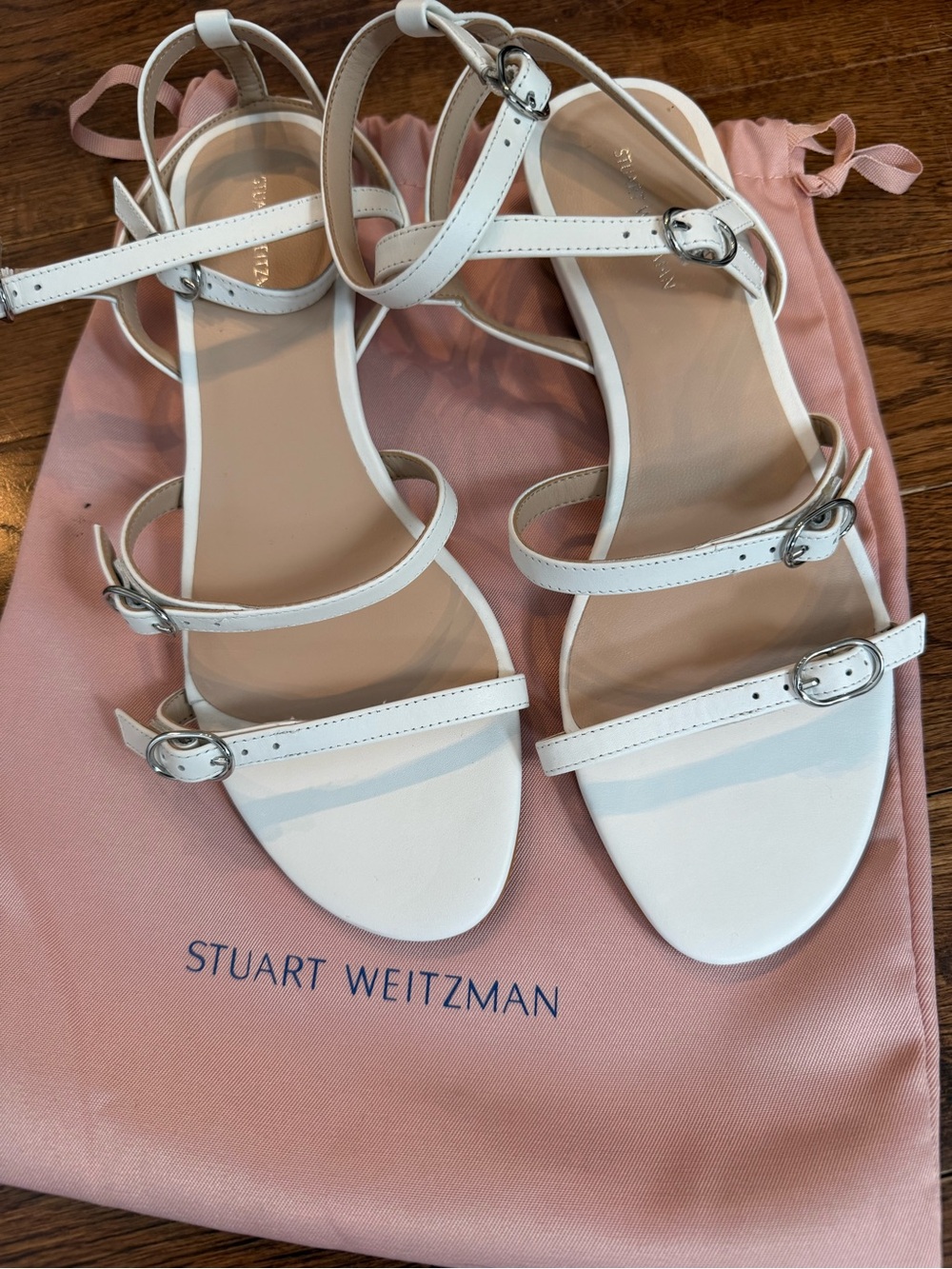 *NEW*Sz 10*Grecian Buckle Wedge* Stuart Weitzman